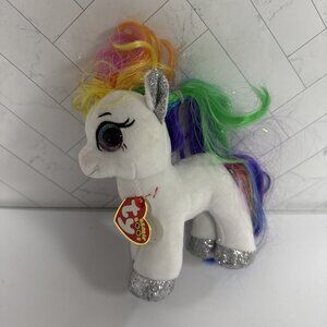 TY Pony Plush Figure Starr Star Beanie Boo With Tags